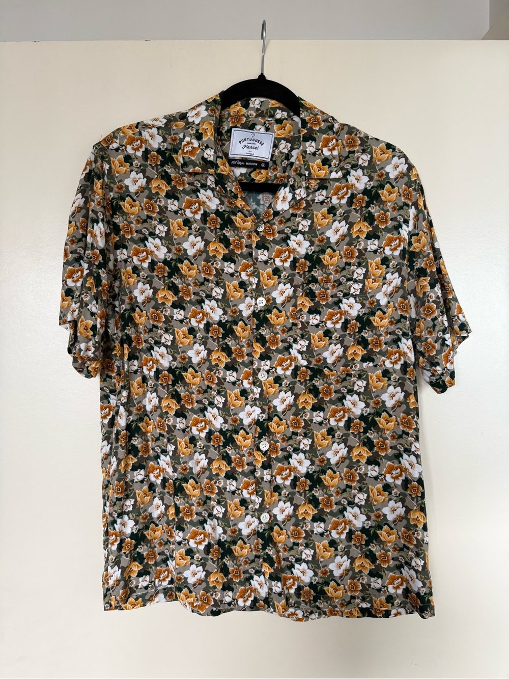 Portuguese Flannel, Floral Short-Sleeve Button-Down